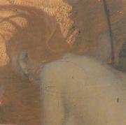 Gustav Klimt Gold Fish (detail) (mk20) oil on canvas